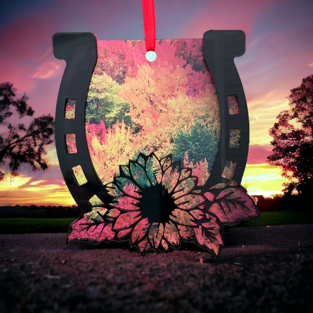 Lucky Horseshoe Suncatcher